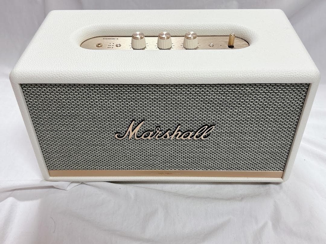 極美品　　ホワイト　Marshall　Stanmore II　スピーカー