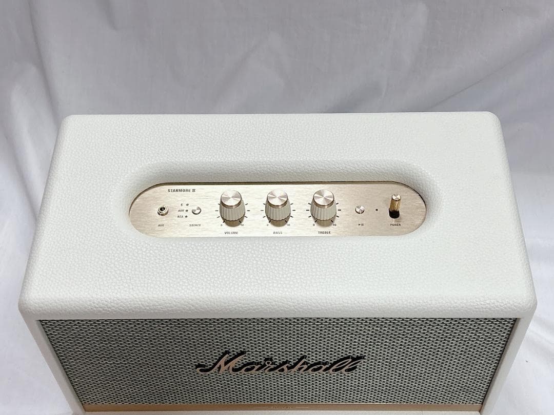 極美品　　ホワイト　Marshall　Stanmore II　スピーカー