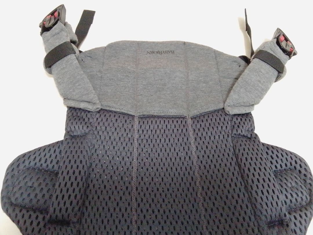 美品 ベビービョルン ハーモニー アンスラサイト 抱っこ紐 メッシュ