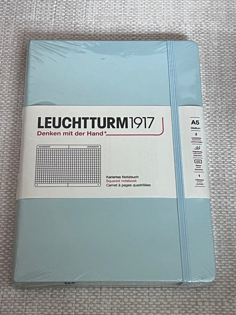 ロイヒトトゥルム1917 ノート メモ帳 A5 ハード スクエア 5冊セット