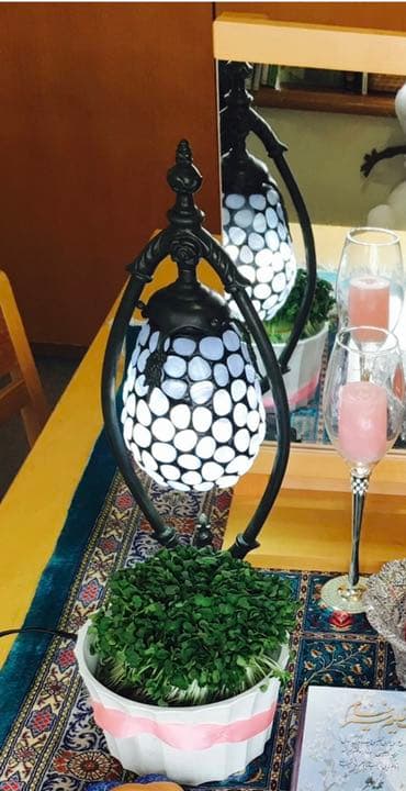 パワーストーンNOSSA 天然石ステンドグラス　ランプ　プレミアム　シリーズ