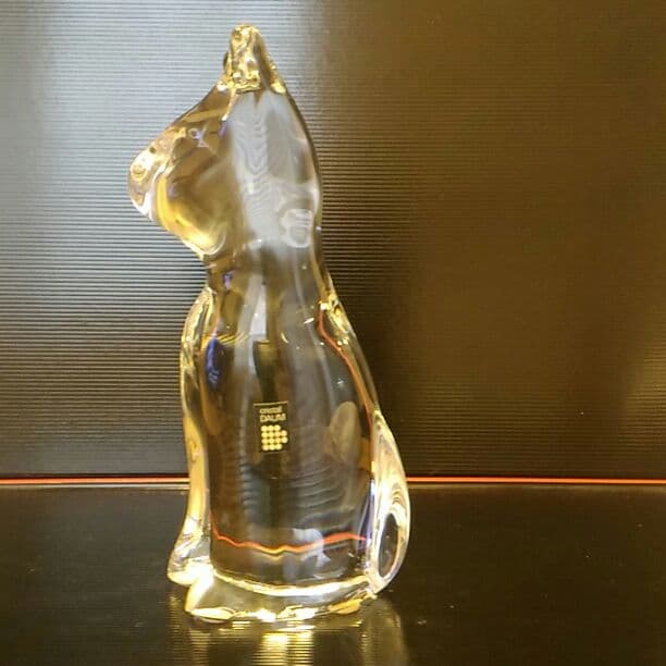 フランスの伝説的なガラスブランドDaum社の「クリスタルの猫」