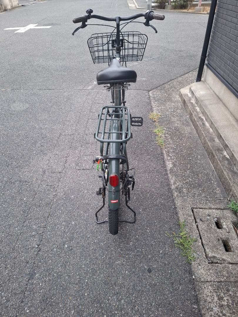 BOLDLINE シティサイクル ダークグリーン　26インチ　オートライト