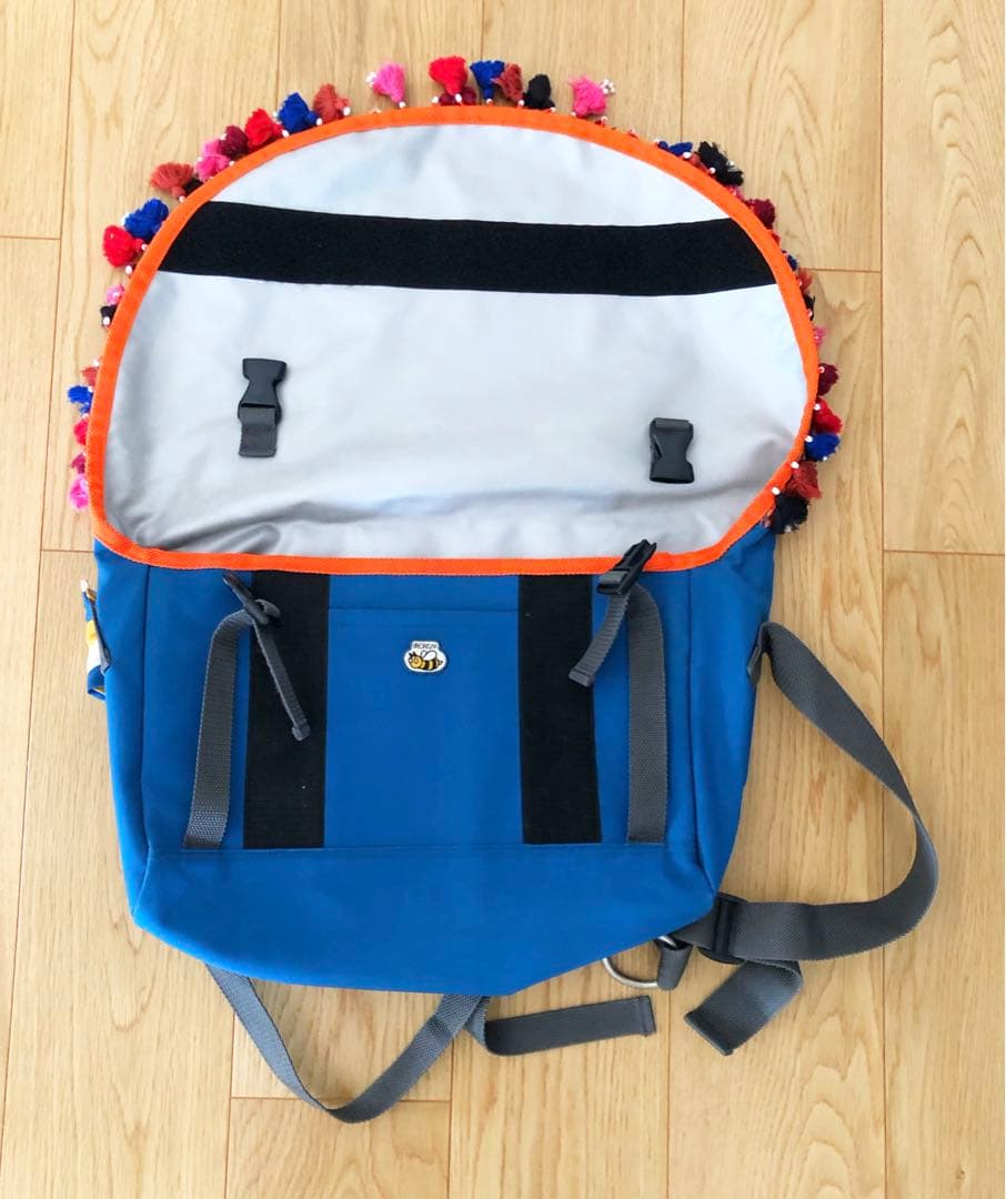 UNDERCOVER 民族柄転写プリント　メッセンジャーバッグ　アンダーカバー