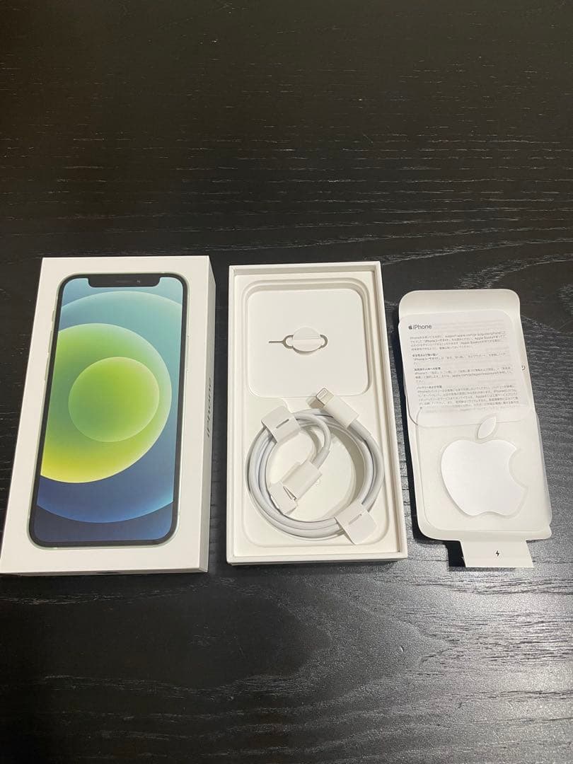 Apple iPhone 12mini グリーン 充電ケーブル付き