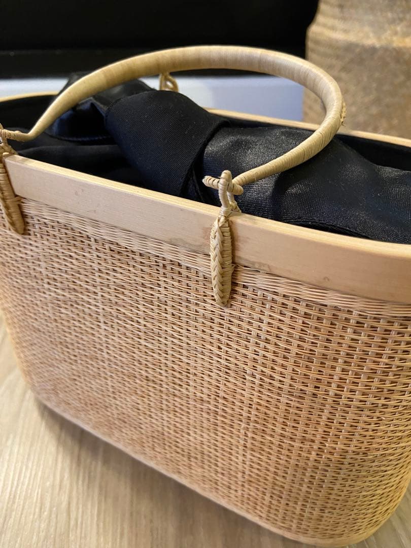 【新品】プラニー　かごバック　タイ王室御用達　プラニー工房　和装　着物　高級　竹