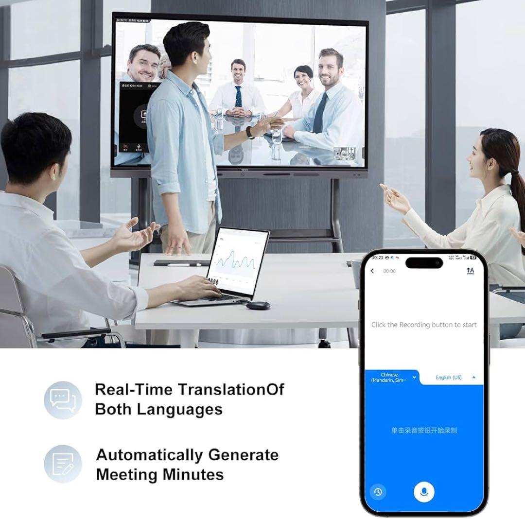 翻訳機多機能 言語翻訳装置 無料翻訳 テープ起こし 140以上 言語翻訳 会議