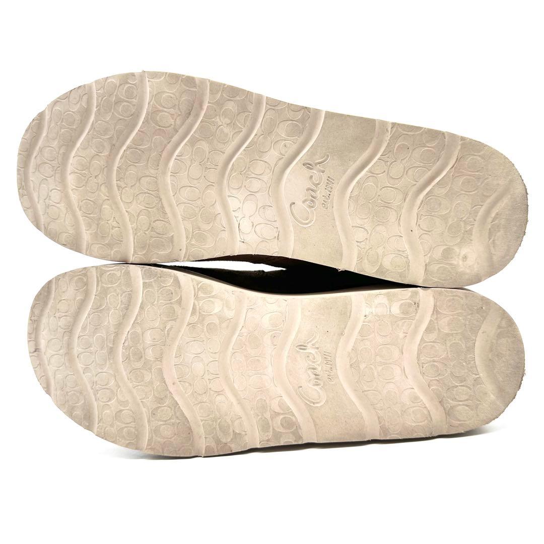 美品✨COACH KALLY シグネチャー ムートンブーツ スエード 25cm位