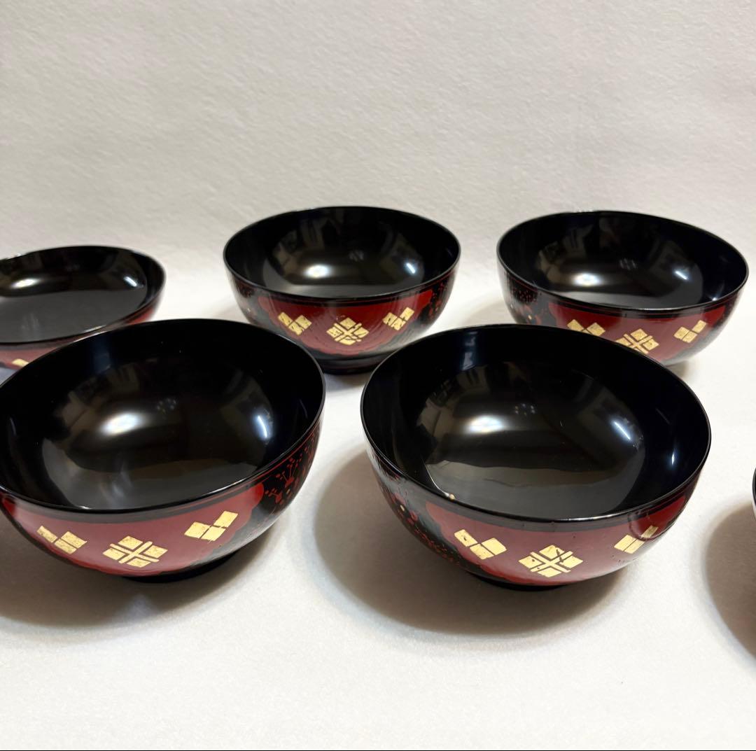 正法寺 煮物椀 4客 茶道具 懐石道具 漆塗り茶道具