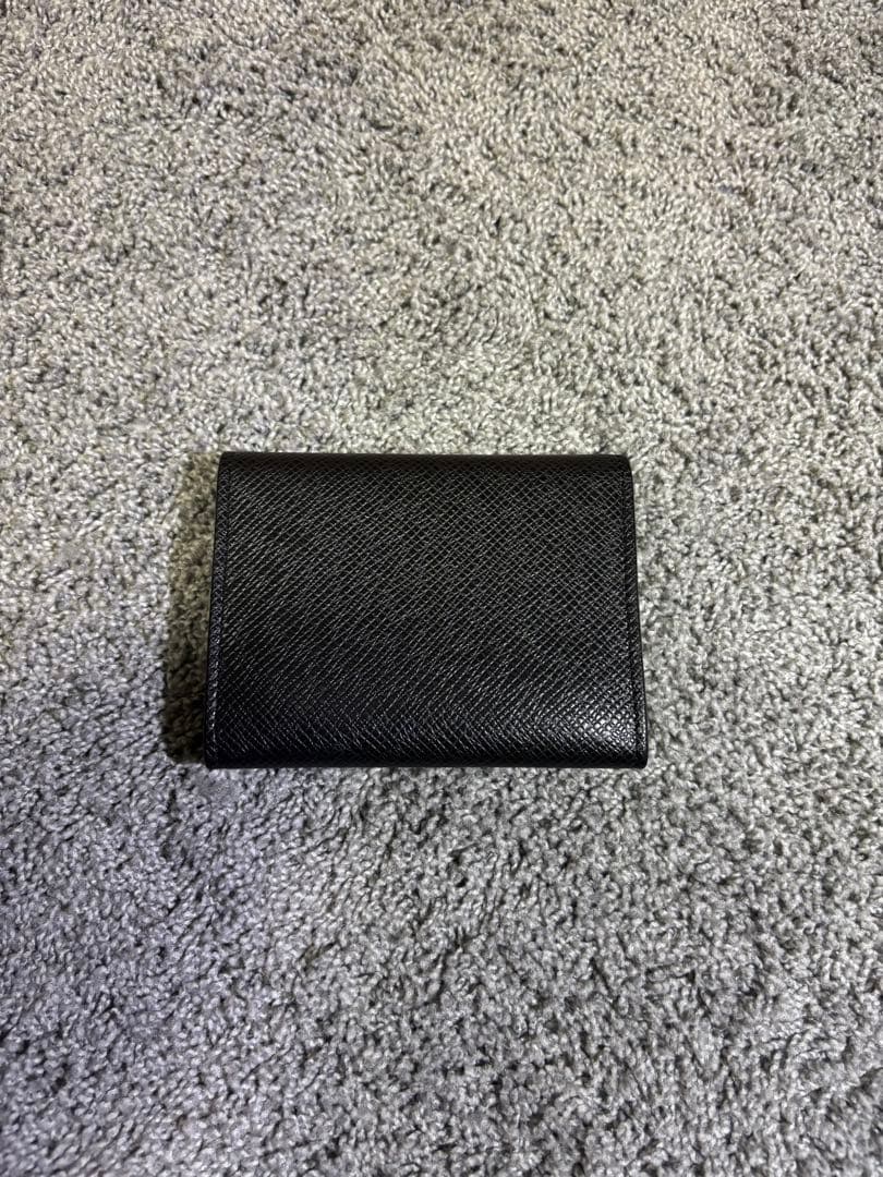 LOUIS VUITTON 名刺入れ ブラック レザー