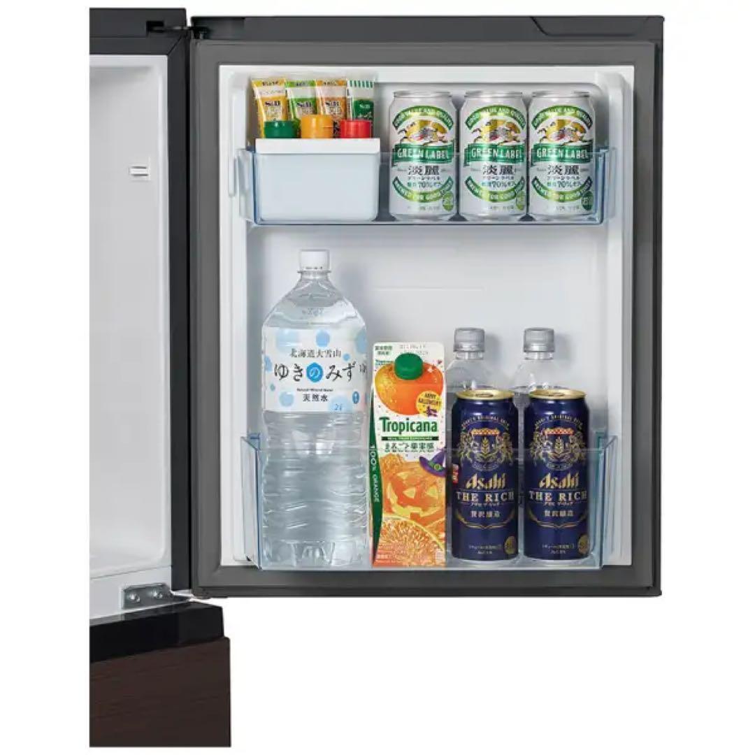 冷蔵庫 ダークブラウン HR-G13C-BR