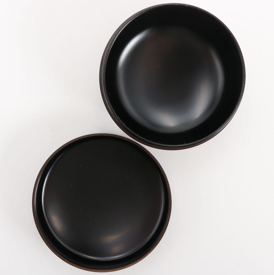 新井司峰作 菊毛彫 大平棗 茶道具 共箱　V838