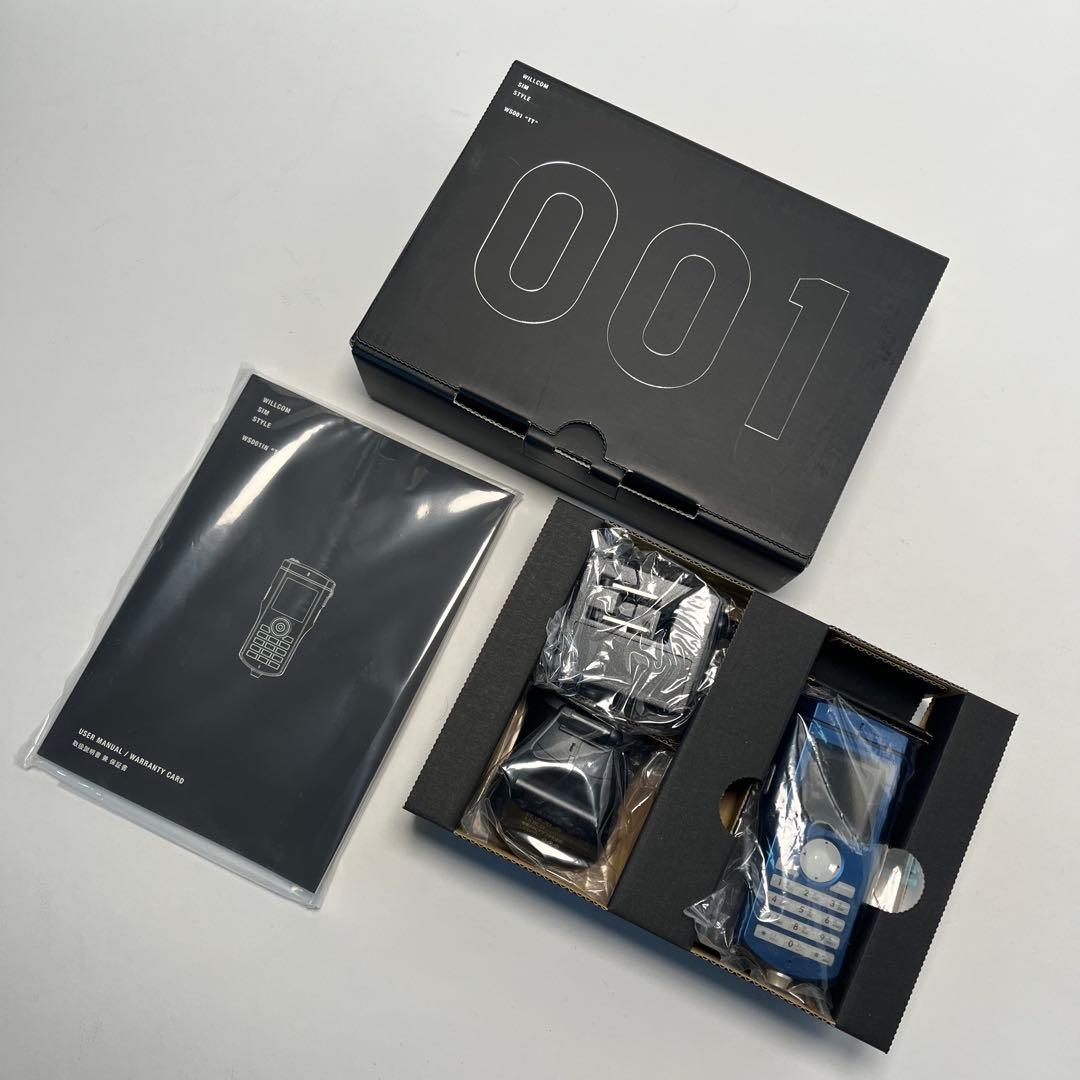 ウィルコム WS001IN \"TT\" グリーン ホワイト ブルー３色セット