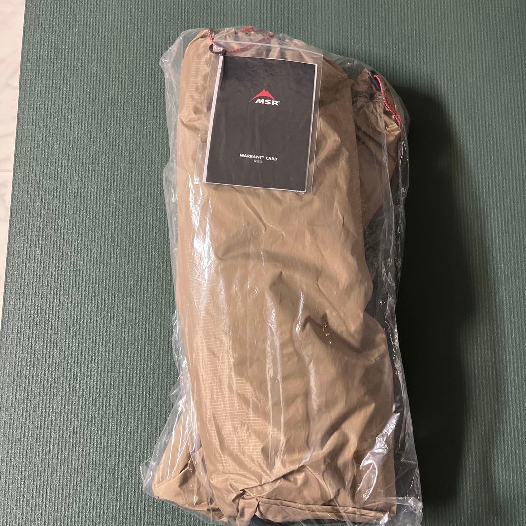 msr タープ　ランデブーサンシールド120ウィング　 タンカラー