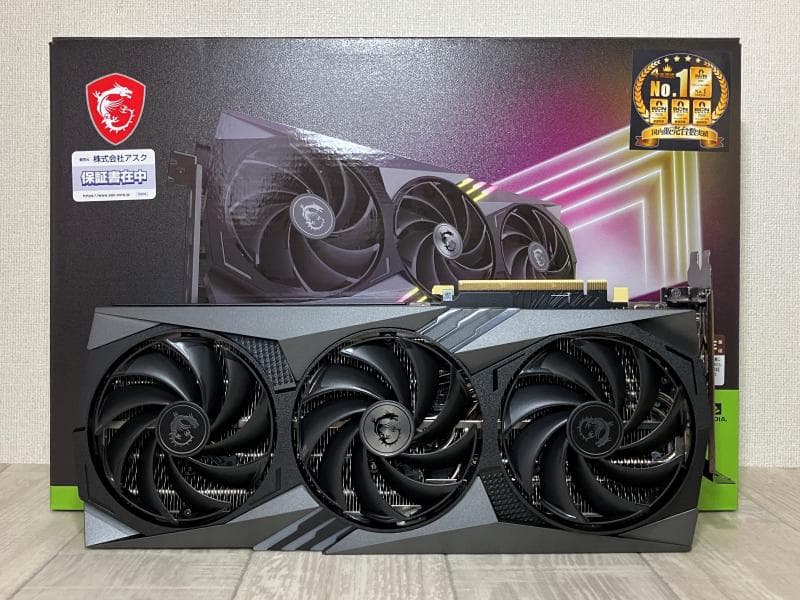 MSI RTX4060Ti GAMING X TRIO 8G 中古・動作確認済み