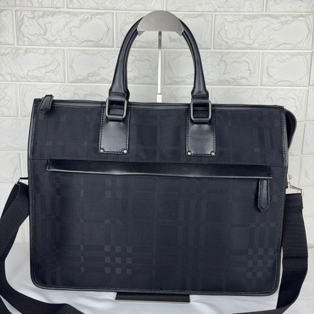 BURBERRY バーバリー シャドーチェック 2way ビジネスバッグ