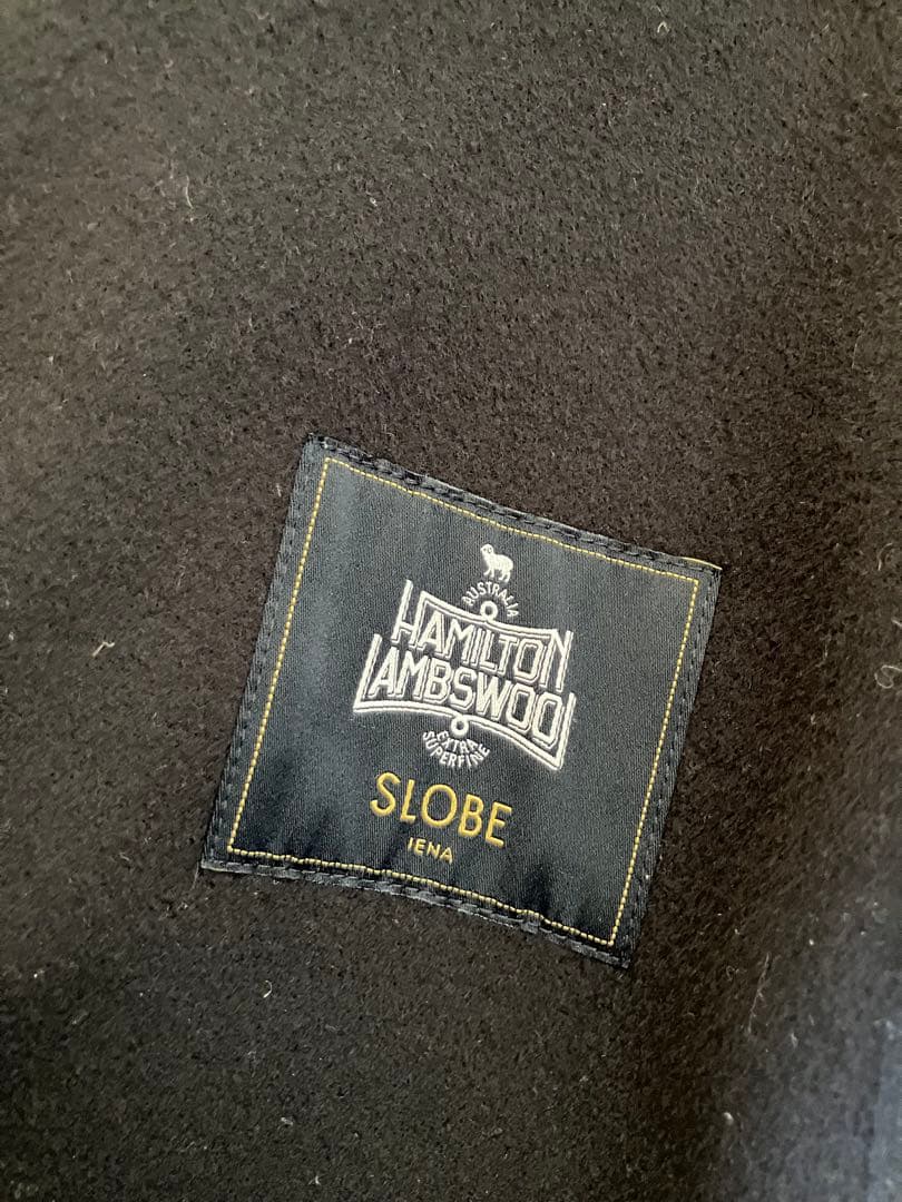 SLOBE IENA ネイビー　ウールコート　ハミルトン