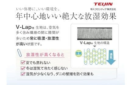 TEIJIN V-Lap® 体圧分散敷パッド セミダブル