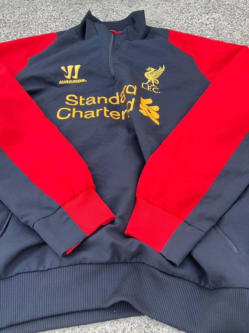 【希少】WARRIOR ×リバプールFC ハーフジップトレーニングジャケットXL