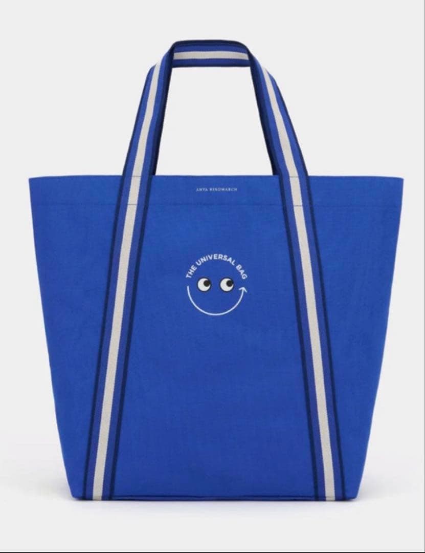 【匿名配送】アニヤハインドマーチ　bootsコラボエコバッグセット　ブルー