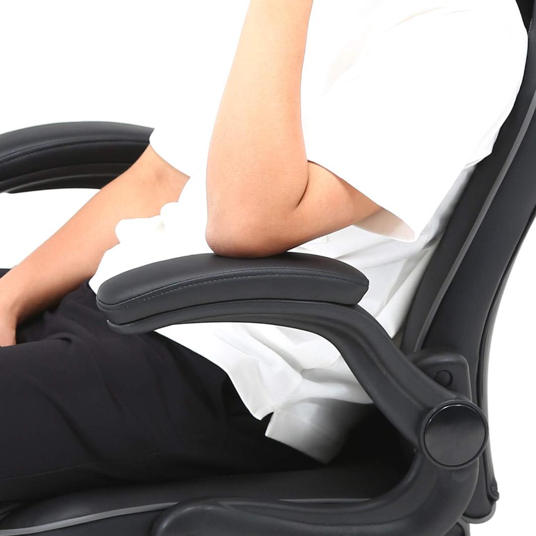 FJ DC GM　デスクチェア　ブラック＊グレー　ワーキングチェア