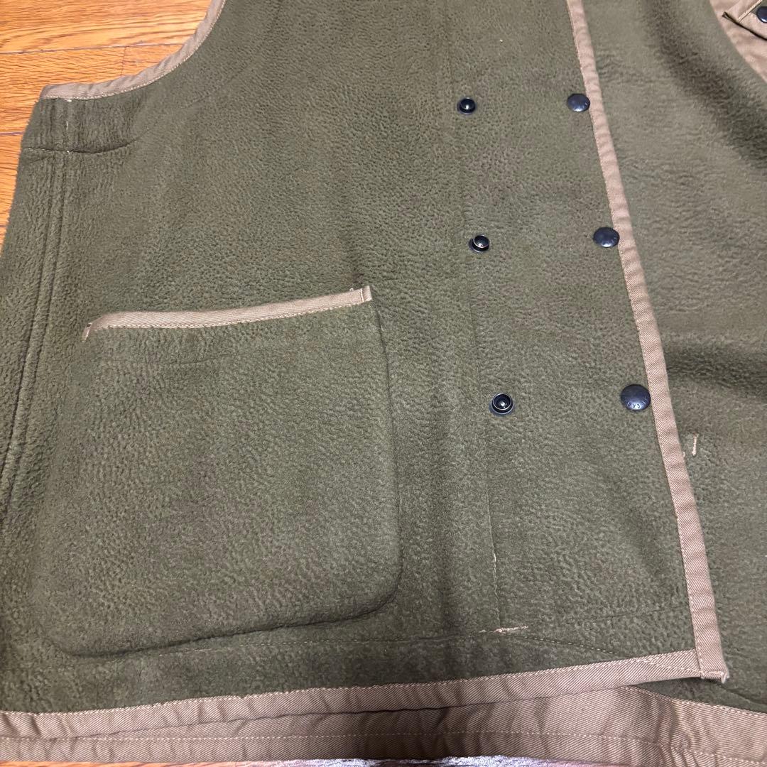 トップス Nigel Cabourn-LINER VEST COTTON BLANKET