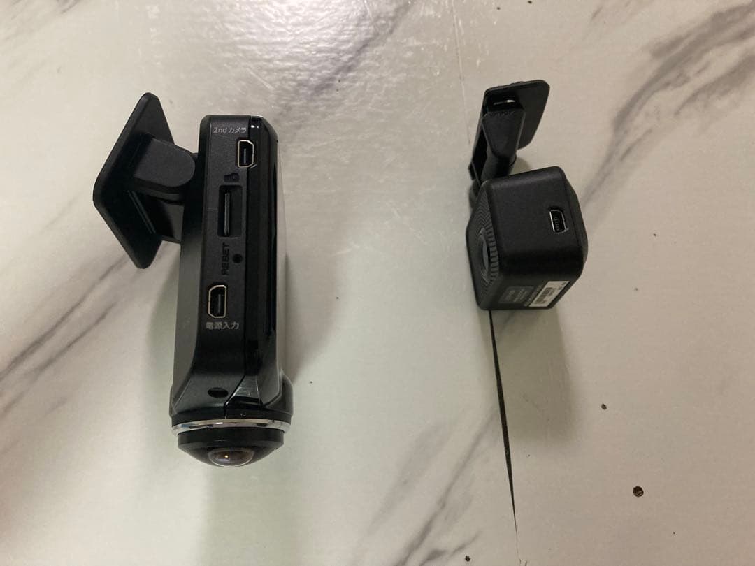 値下げ　ケンウッド ドライブレコーダー DRV-C750 360度前後2カメラ