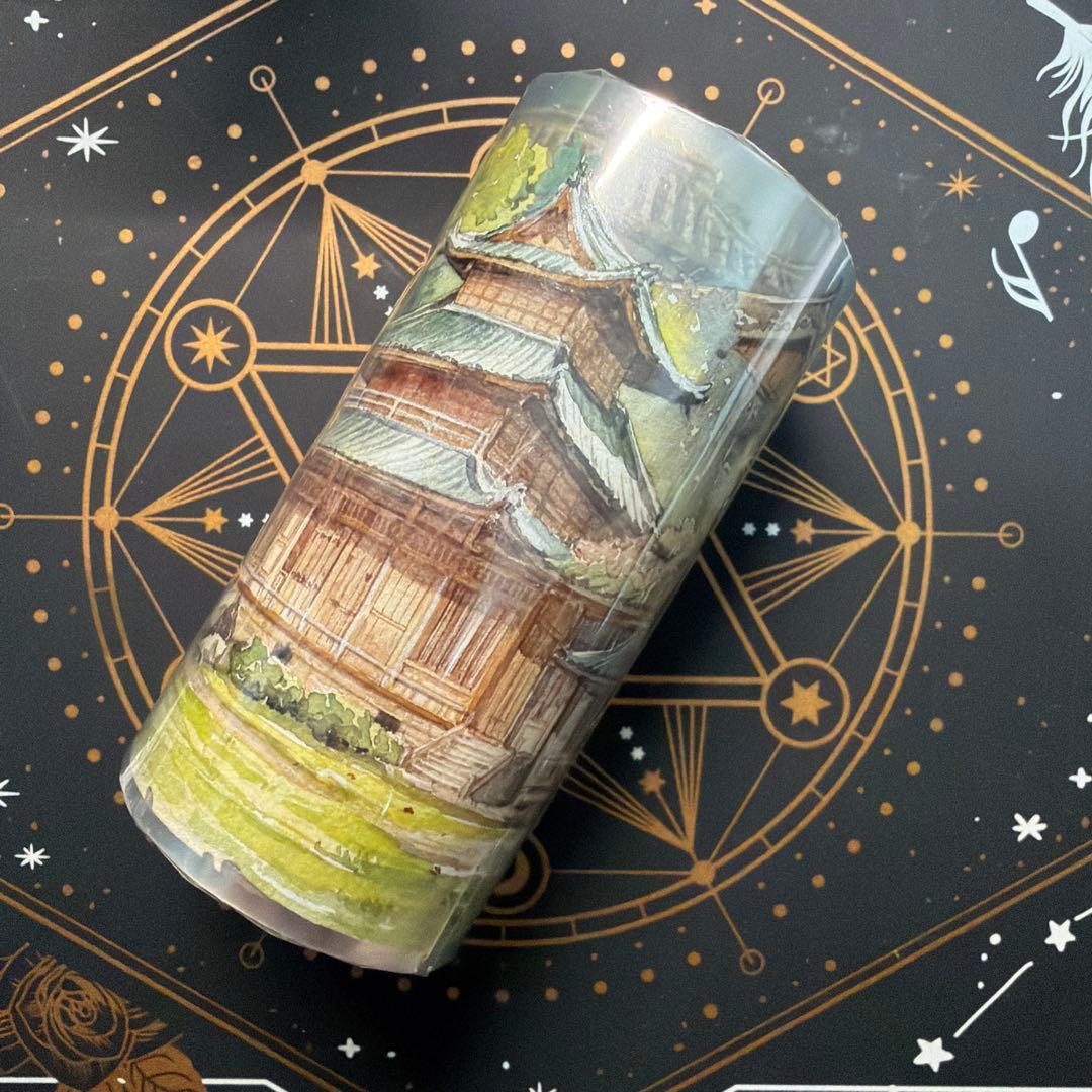 【8477】海外　マステ　5m巻売り　PETマスキングテープ　あずまや