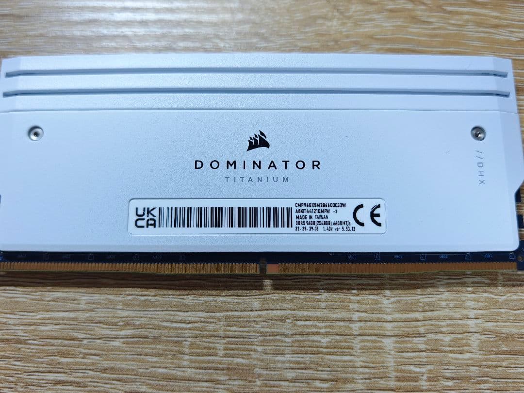 @*ゆ様 CORSAIR DDR5-6600MHz White 48GB×2