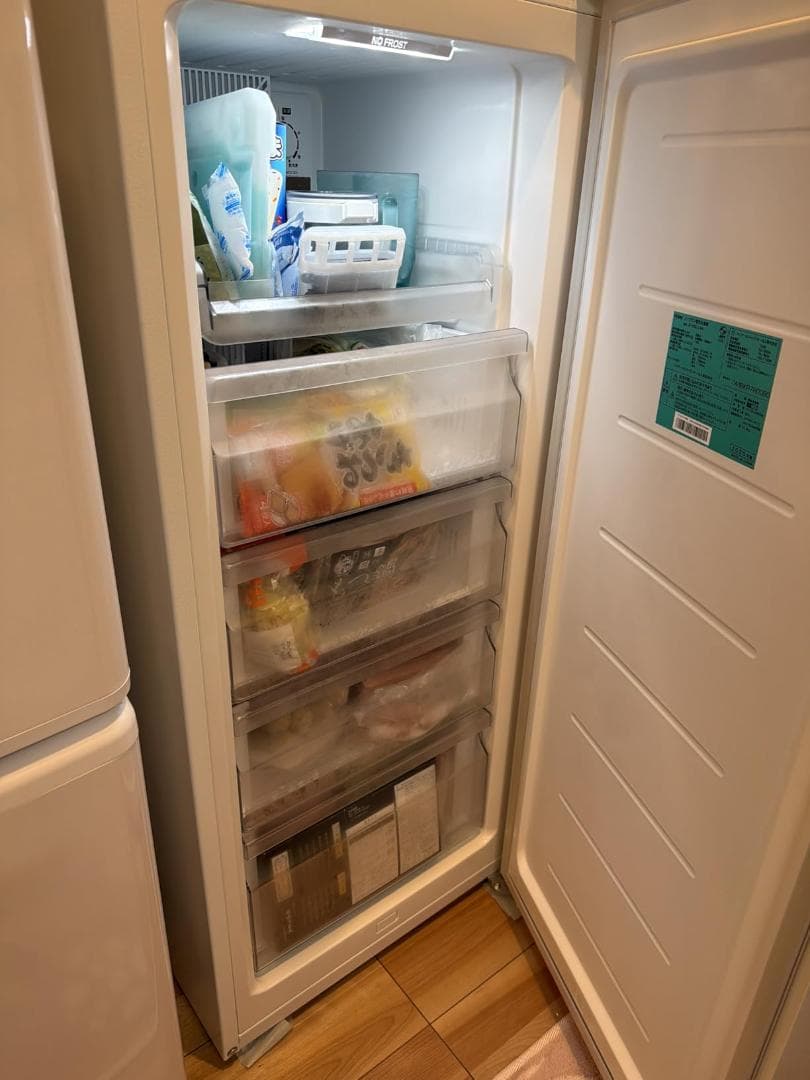 Aハイアール(Haier) 冷凍庫 102L 幅50cm 前開き 急冷凍 直冷式