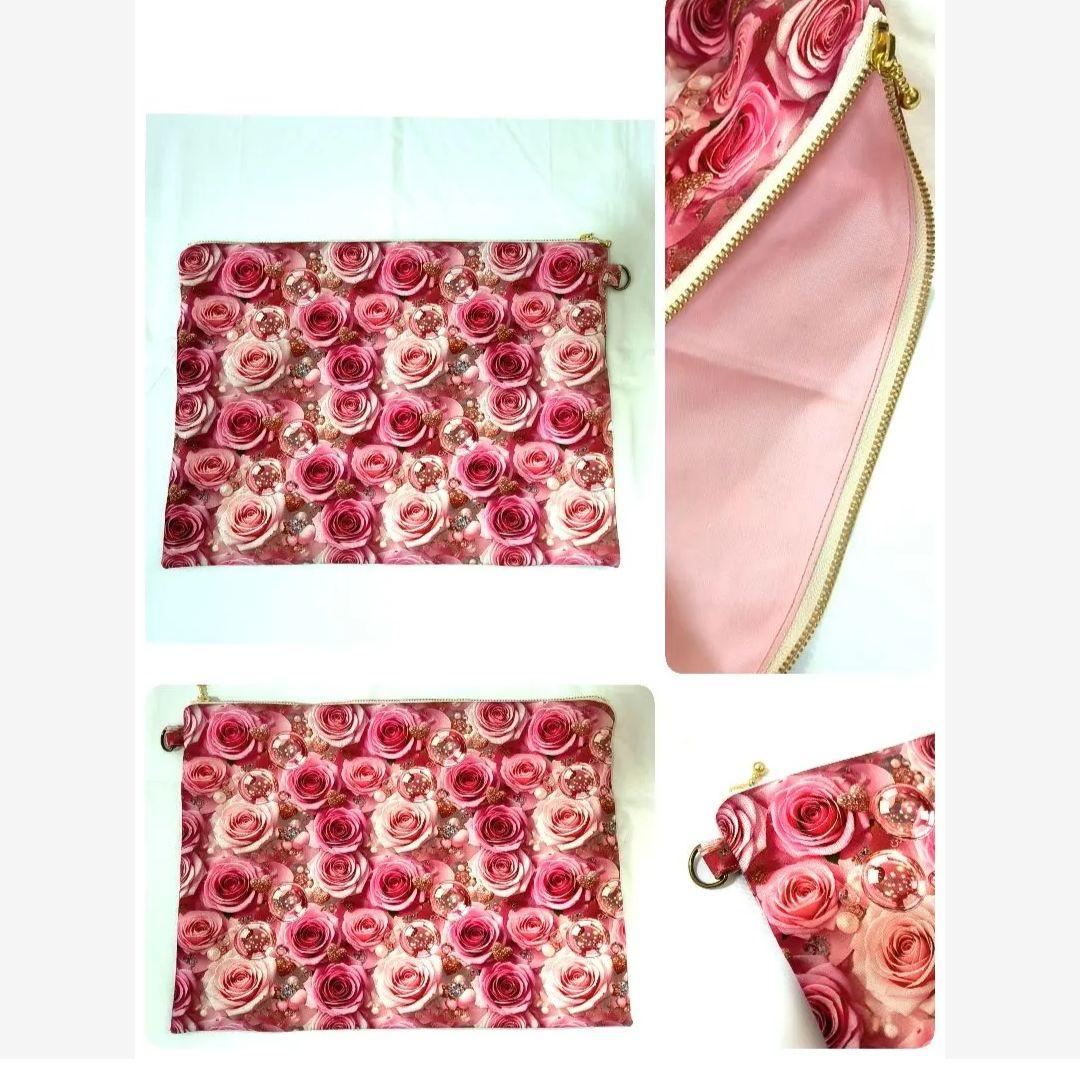 La luna様】ハンドメイドオーダー★女の子★ハンカチ&ポーチ&バッグ　7点