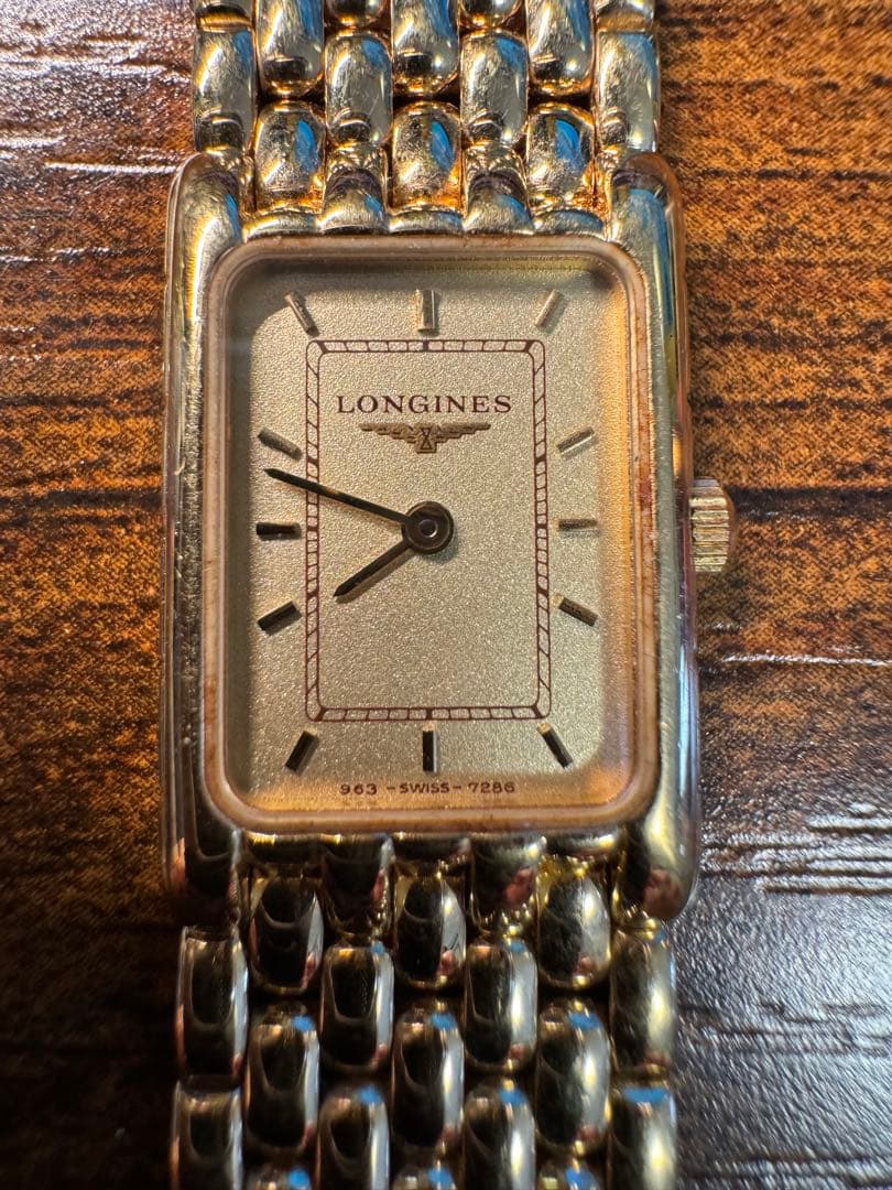 LONGINES レディース 時計 ゴールド メッシュバンド