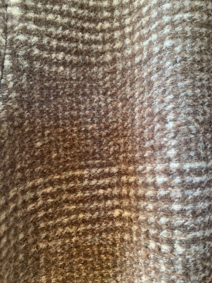 Spick & Span Wスライバーチェックハーフコート　36