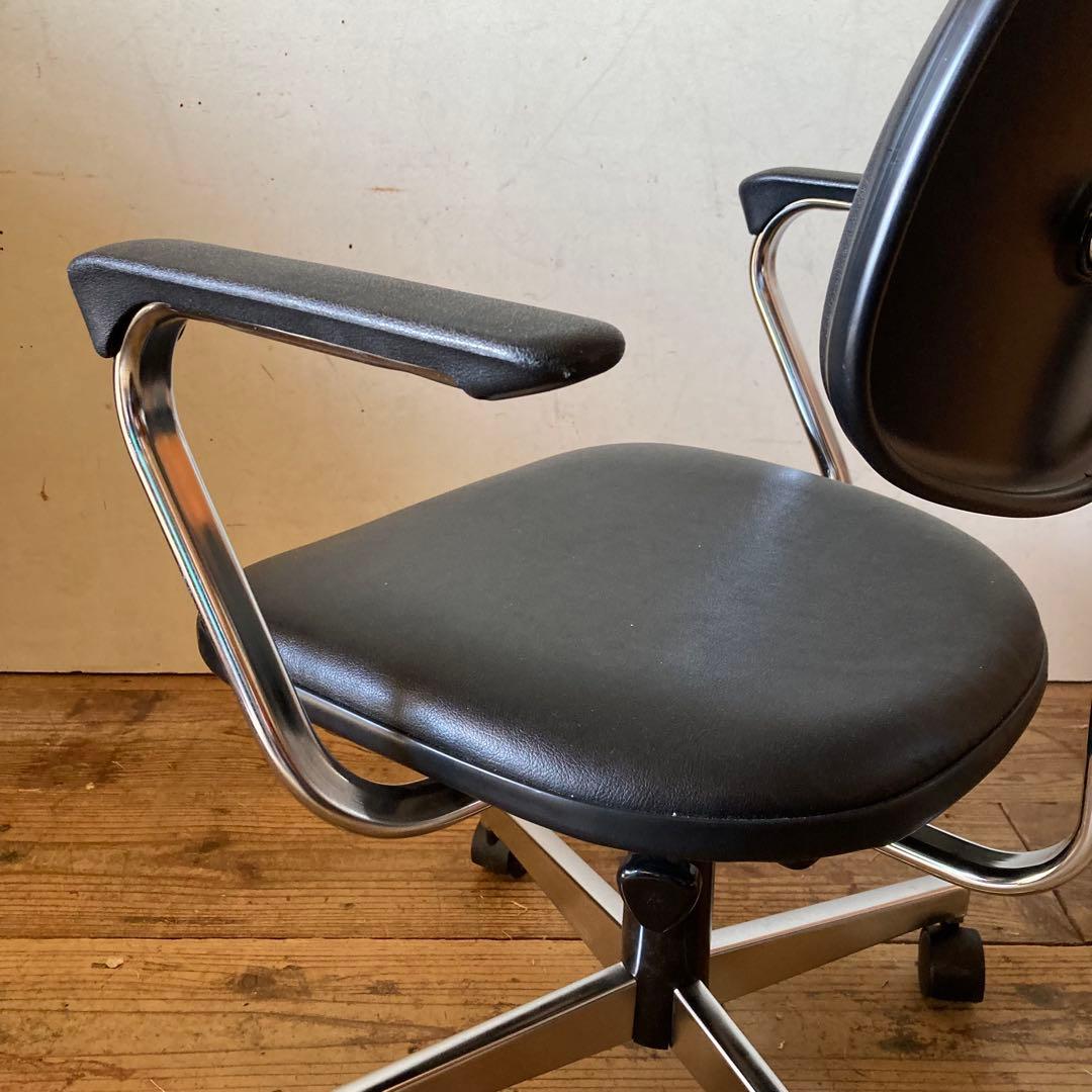 ◉未使用 長期保管◉コクヨ ヴィンテージ インダストリアル デスクアームチェア2
