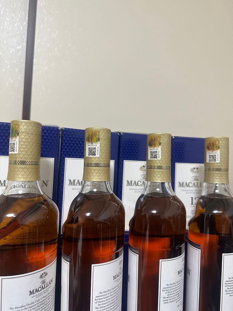 The Macallan 12年 ダブルカスク 4本セット