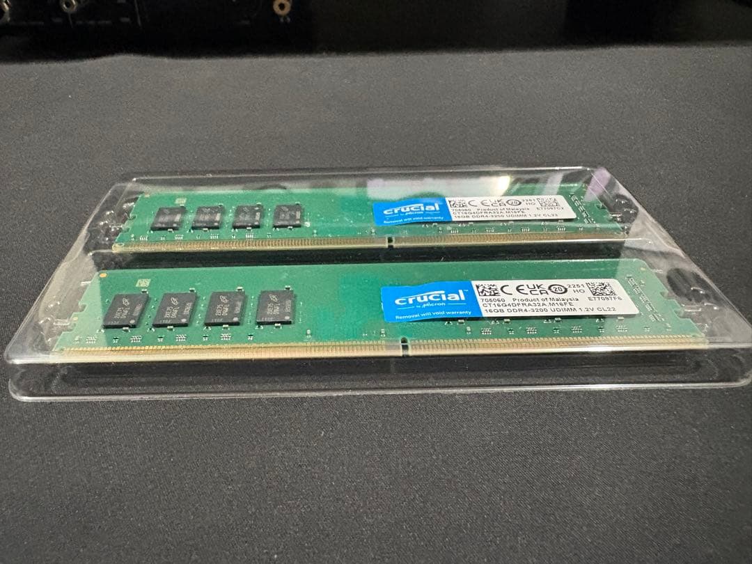 Crucial DDR4 32GB(16GB×2枚)
