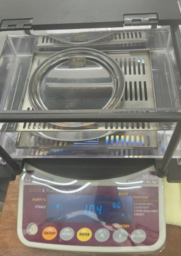 激レア　エラー　一分銀　銀座常是　天保一分銀　比重: 10.4 重量約8.6g