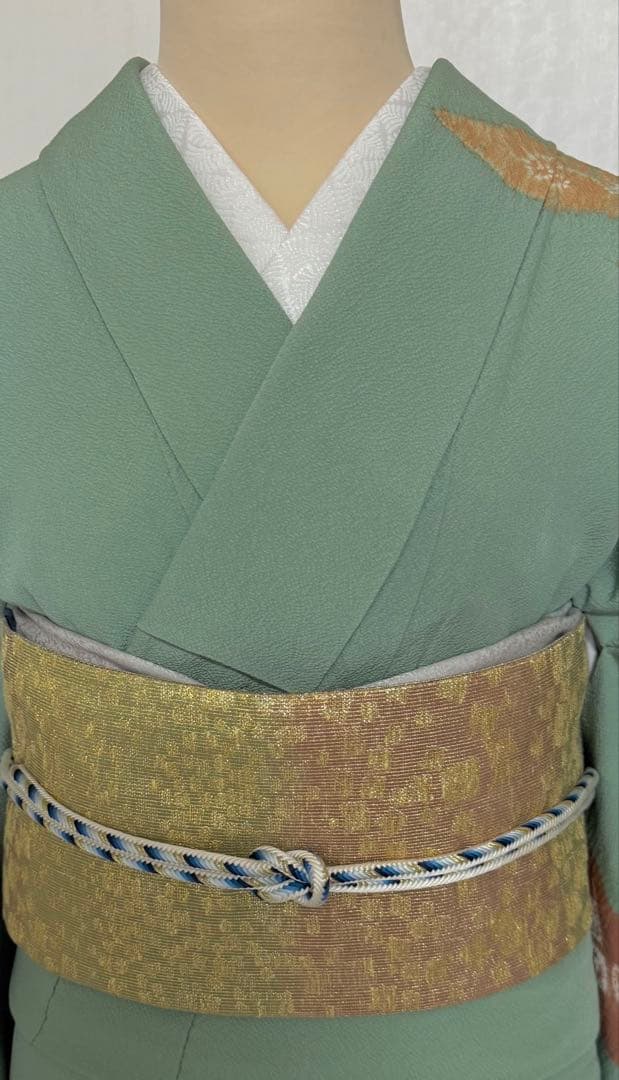 新春セール！十日町友禅の名門「滝泰」謹製　翡翠色の美しい辻ヶ花訪問着