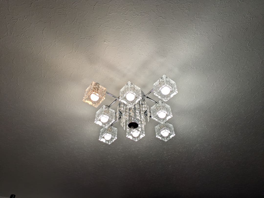 Laci レイシー シャンデリア 8〜12畳 クローム仕上げ