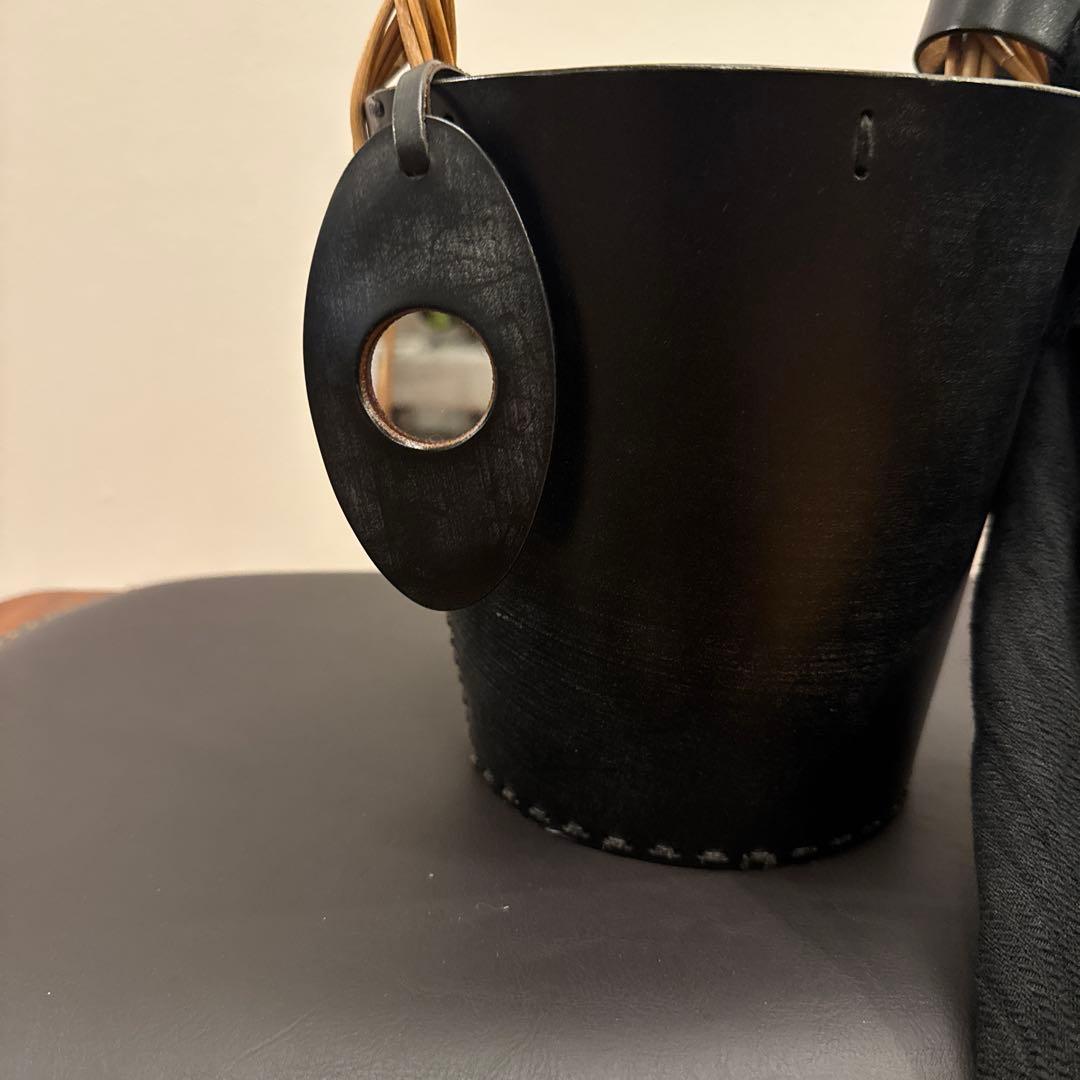 ebagos ブライドルレザー　カゴバッグ