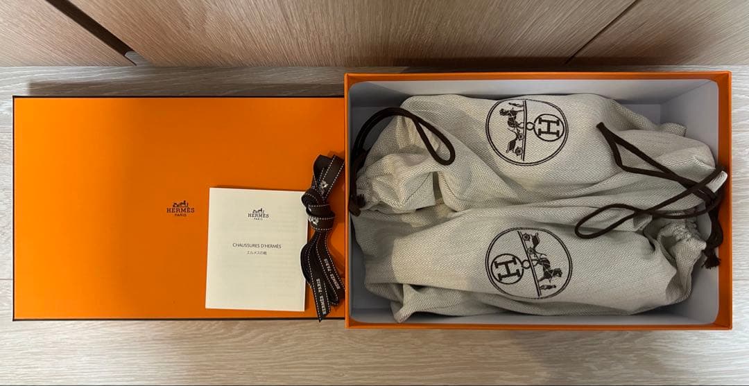 【新品】エルメス HERMES モカシン デスタン ローファー 裏張り済 36