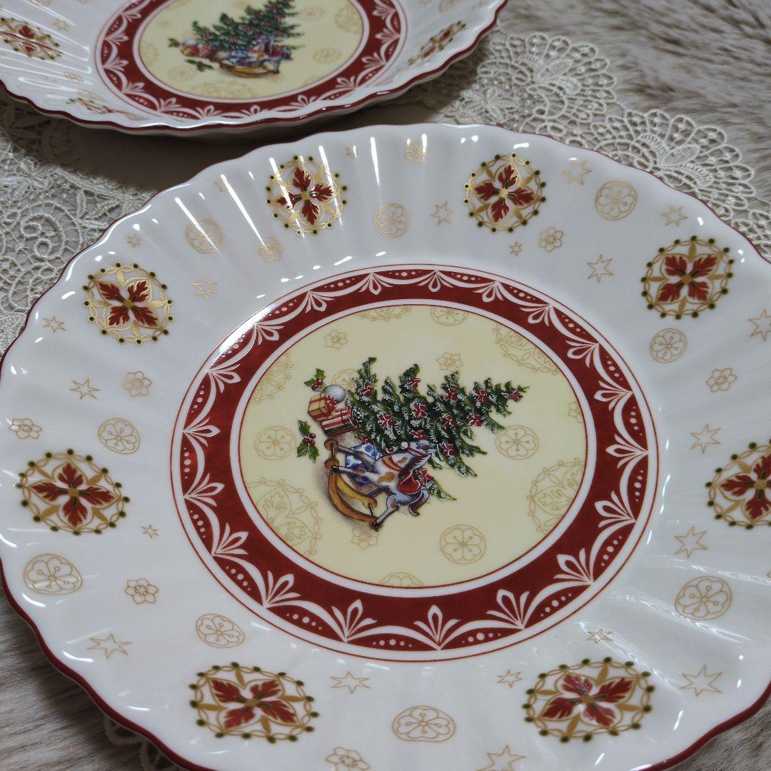 希少　Villeroy&Boch　【２枚セット】クリスマス　プレート