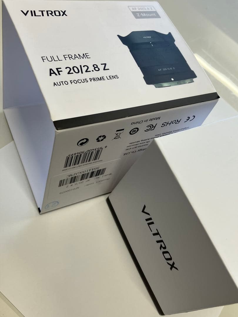 【超美品】VILTROX AF 20/2.8 Z 初期対応あり　原則当日発送