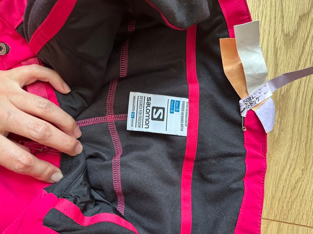 Salomon スキーウェア ピンク 女性用