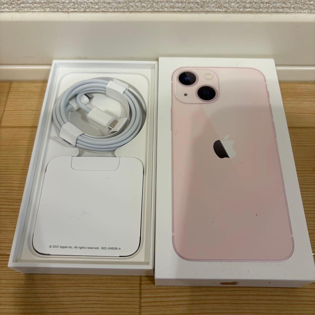【箱付】iPhone 13mini 128GB ピンク
