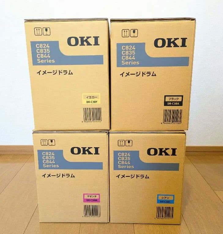 OKI イメージドラム C824/C835/C844 4色セット
