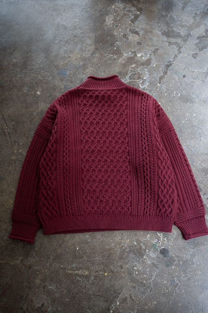 yashiki Banka Curl High Neck Knit新品size2