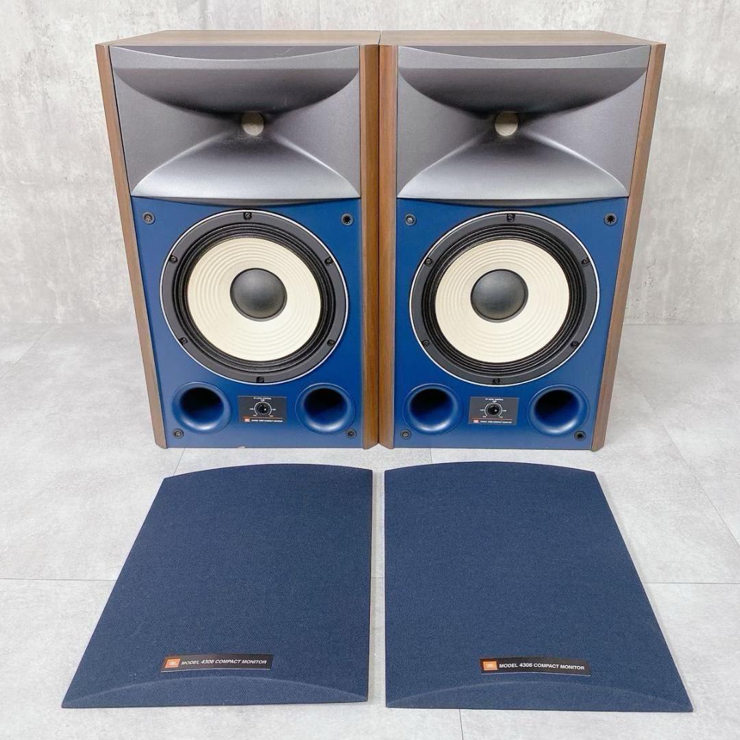 Y902 JBL MODEL 4306 スピーカー 土台付き ペアセット 極上品