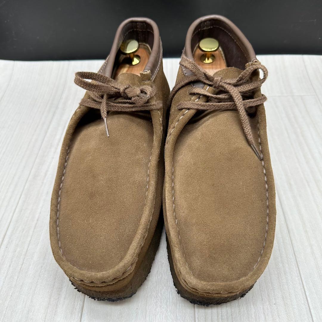 美品【CLARKS】クラークス ワラビー ブラウン wallabee