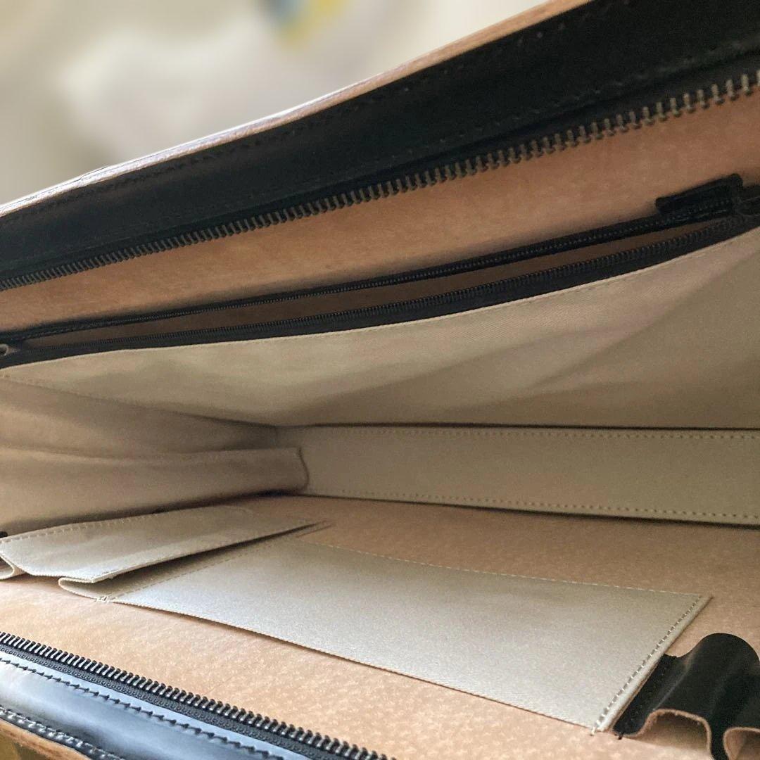 青木鞄COMPLEX GARDENS 2ウェイA4レザーブリーフケース ブラック